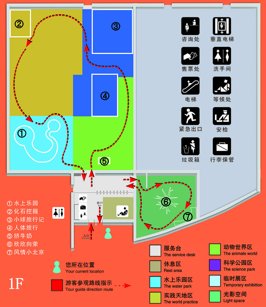 公司参观路线图怎么画图片