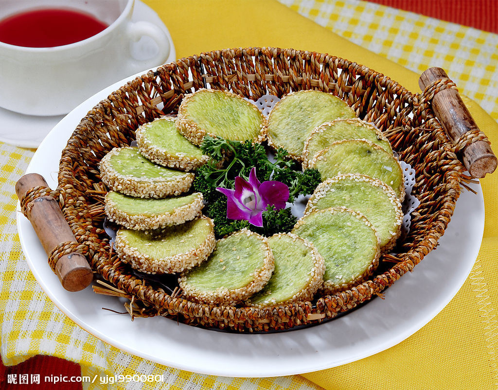 绿茶佛饼